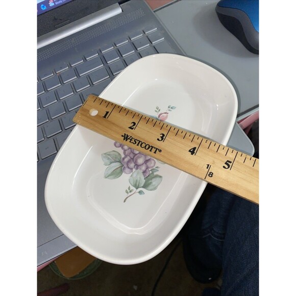 Pfaltzgraff Grapevine Stoneware Hors D'oeuvre 6.75" Plate Cottagecore Vineyard - Picture 6 of 6